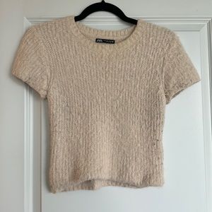 Zara fuzz top